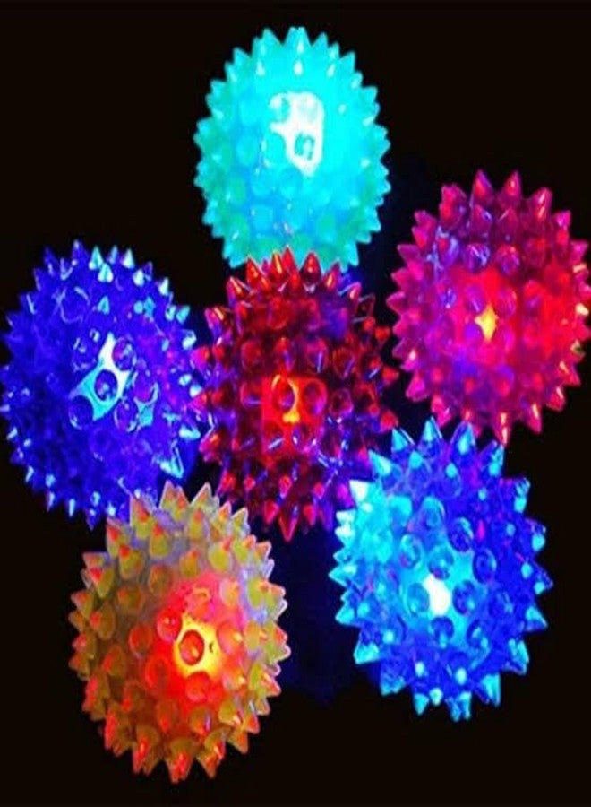 D&C PAWS مجموعة ألعاب وديكورات دي آند سي باوز، 4 كرات مضيئة متعددة الألوان بتقنية LED للكلاب والقطط | كرة مطاطية مضيئة في الظلام بقطر 75 مم | لعبة ملونة، طرية، ومرنة لجميع سلالات الكلاب والجراء - Image 5